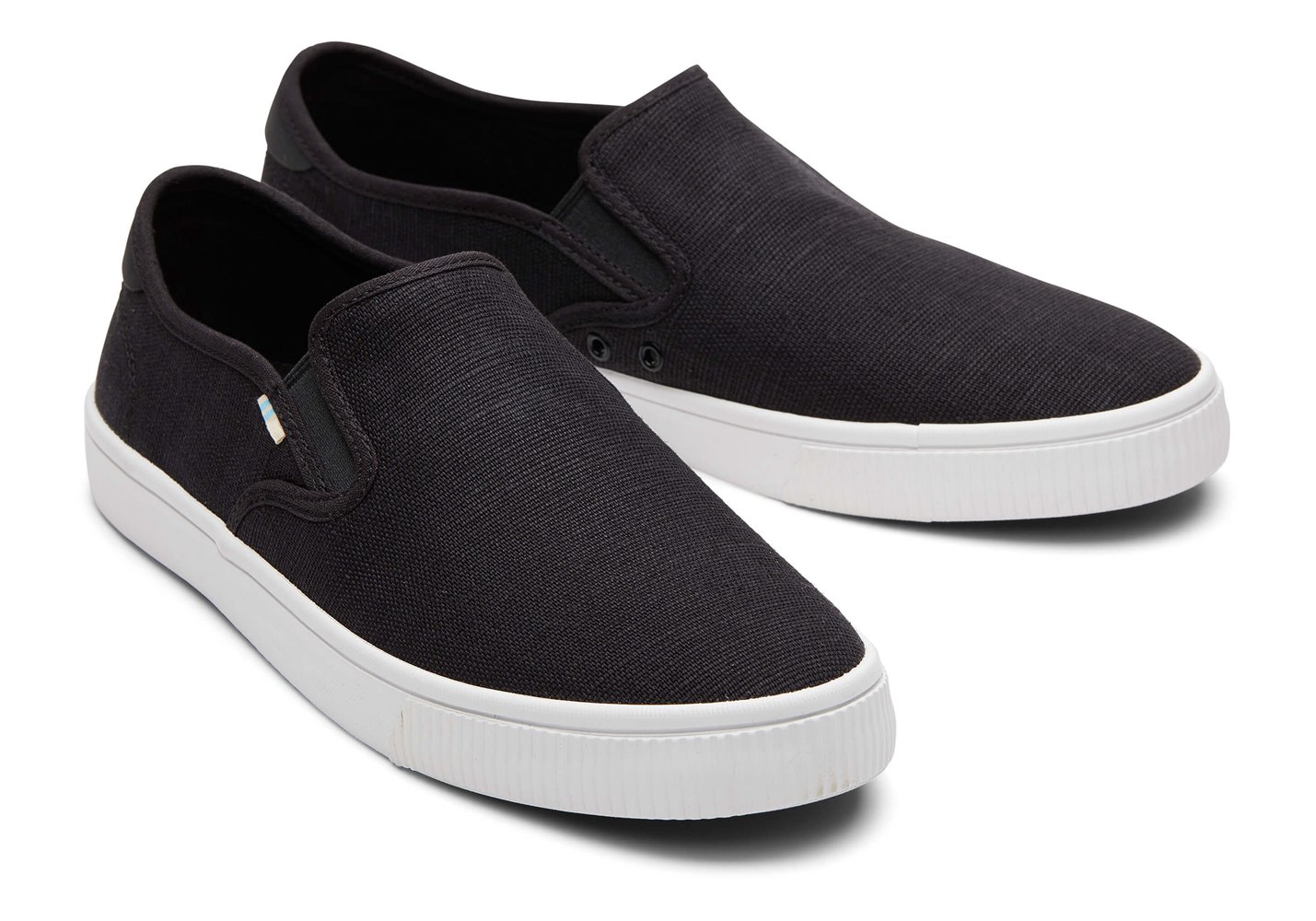 Toms Slip On Męskie Czarne - Baja - 86ZFAVCON